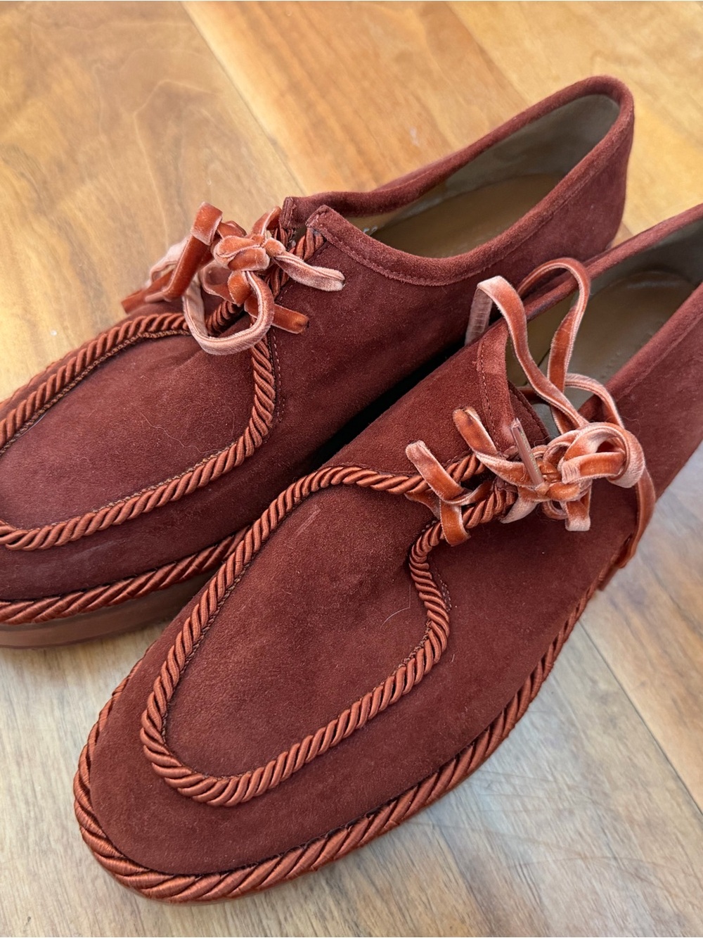 Church’s Women’s Suede Tassel Moccasin Loafers in Rust